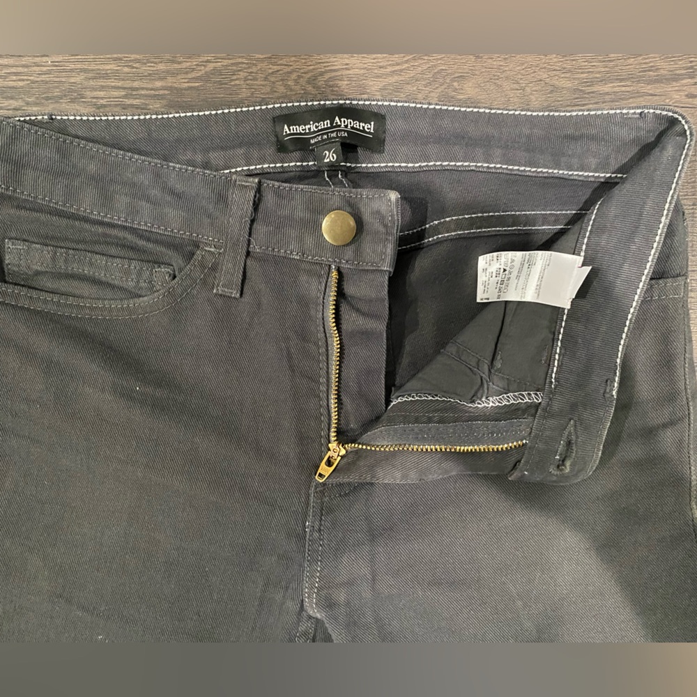 NWOT - American Apparel (The Classic Jean) [Gray] *UNISEX* - Picture 2 of 6